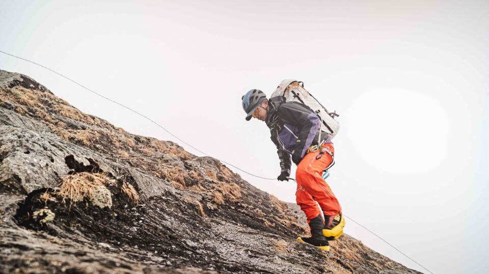 This handout photograph taken on March 27, 2024, and released by 14 Peaks Expedition shows Nepali mountaineer Nima Rinji Sherpa at the Mount Annapurna base camp. At just 18 years old, Nepali mountaineer Nima Rinji Sherpa is on the brink of a remarkable achievement. With 13 of the world's highest peaks already behind him, he is now just one summit away from becoming the youngest person ever to conquer all 14 mountains towering above 8,000 meters (26,247 feet). His final challenge, Shishapangma in Tibet, awaits him next month -- if China issues a permit. (Photo by 14 Peaks Expedition / AFP) / RESTRICTED TO EDITORIAL USE - MANDATORY CREDIT 'AFP PHOTO / 14 Peaks Expedition ' - NO MARKETING NO ADVERTISING CAMPAIGNS - DISTRIBUTED AS A SERVICE TO CLIENTS