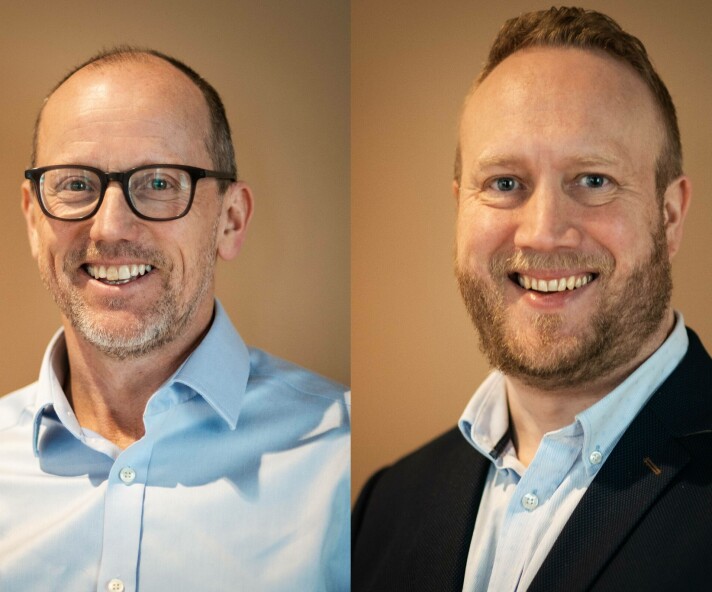 GOING FOR LABRADOR: CEO Per Magne Tveiten and CTO Francis Lundh at Mentor Medier