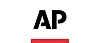 Black AP logo on a white background with a red bar below.